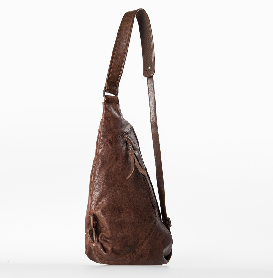 AUNTS & UNCLES Layla rubber brun slingbag