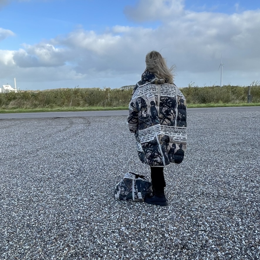BLACK LABEL oversize frakke