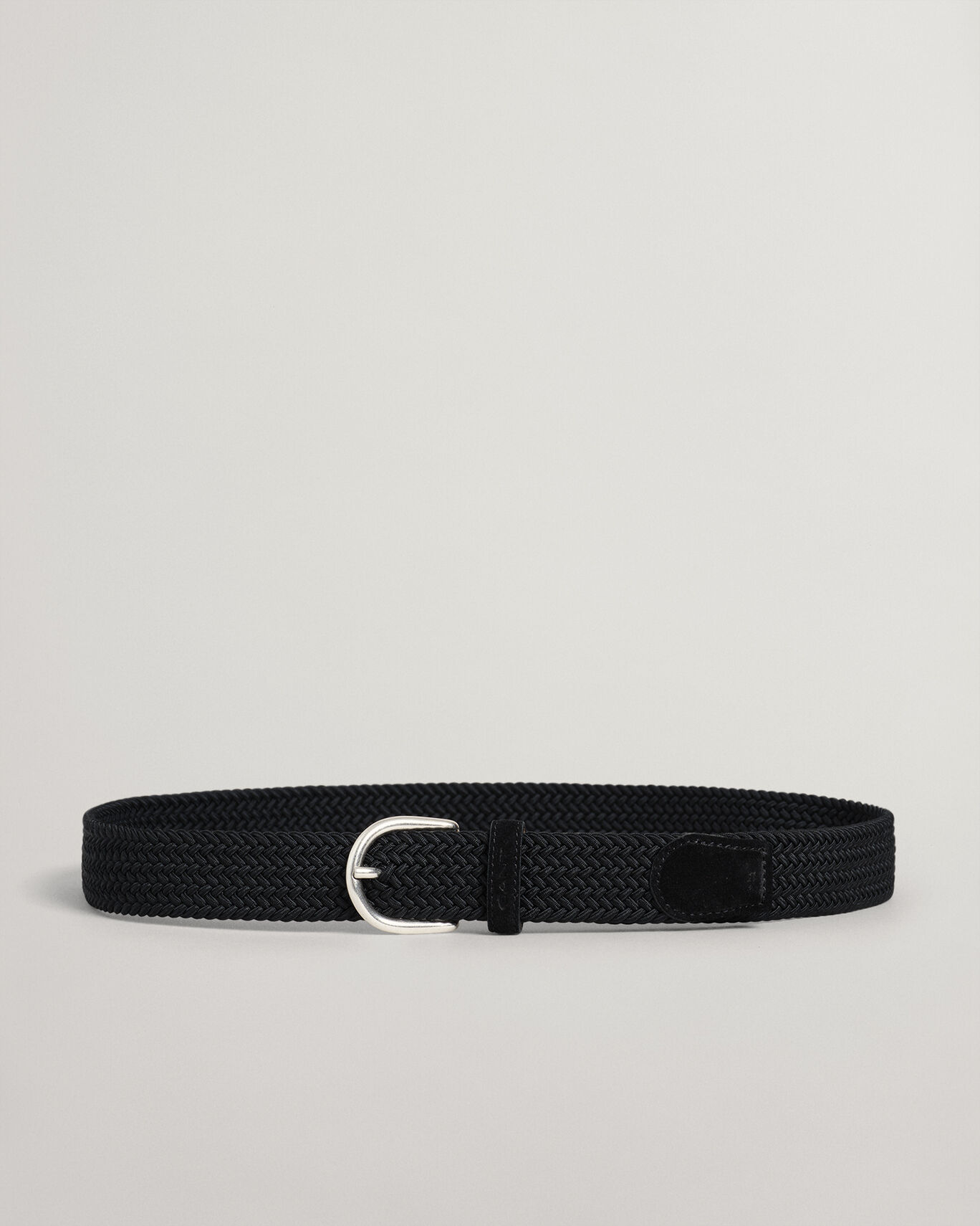 GANT Elastic braid belt black