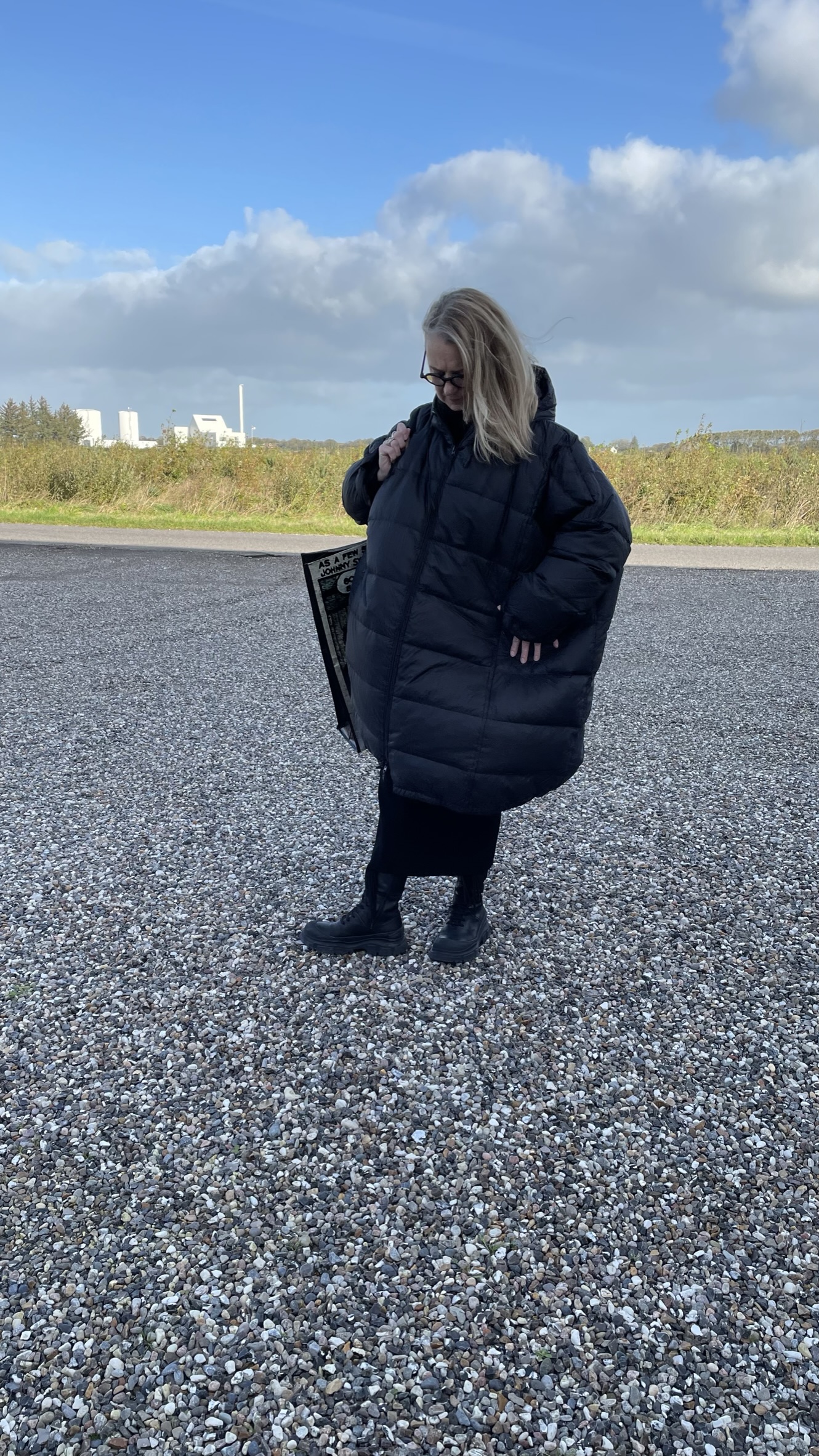 BLACK LABEL oversize frakke